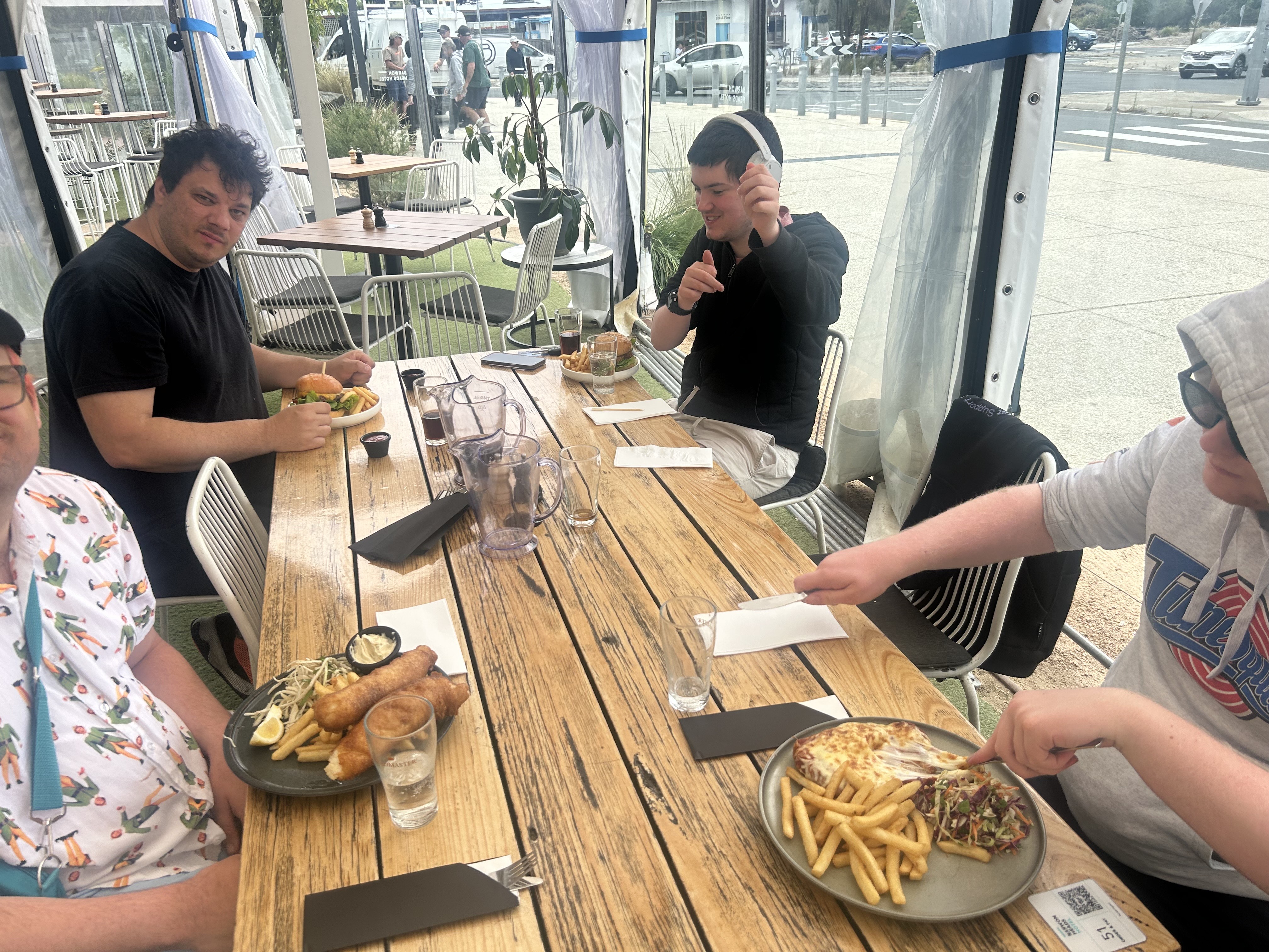 Group program lunch outing